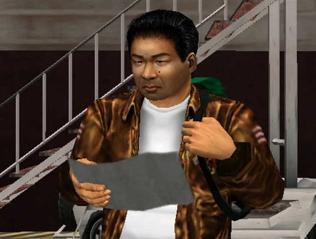 Yu Suzuki in Shenmue II Prototype